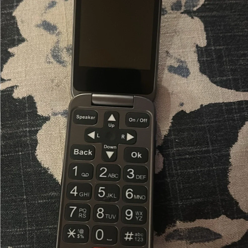 Lively Charcoal Flip Phone
